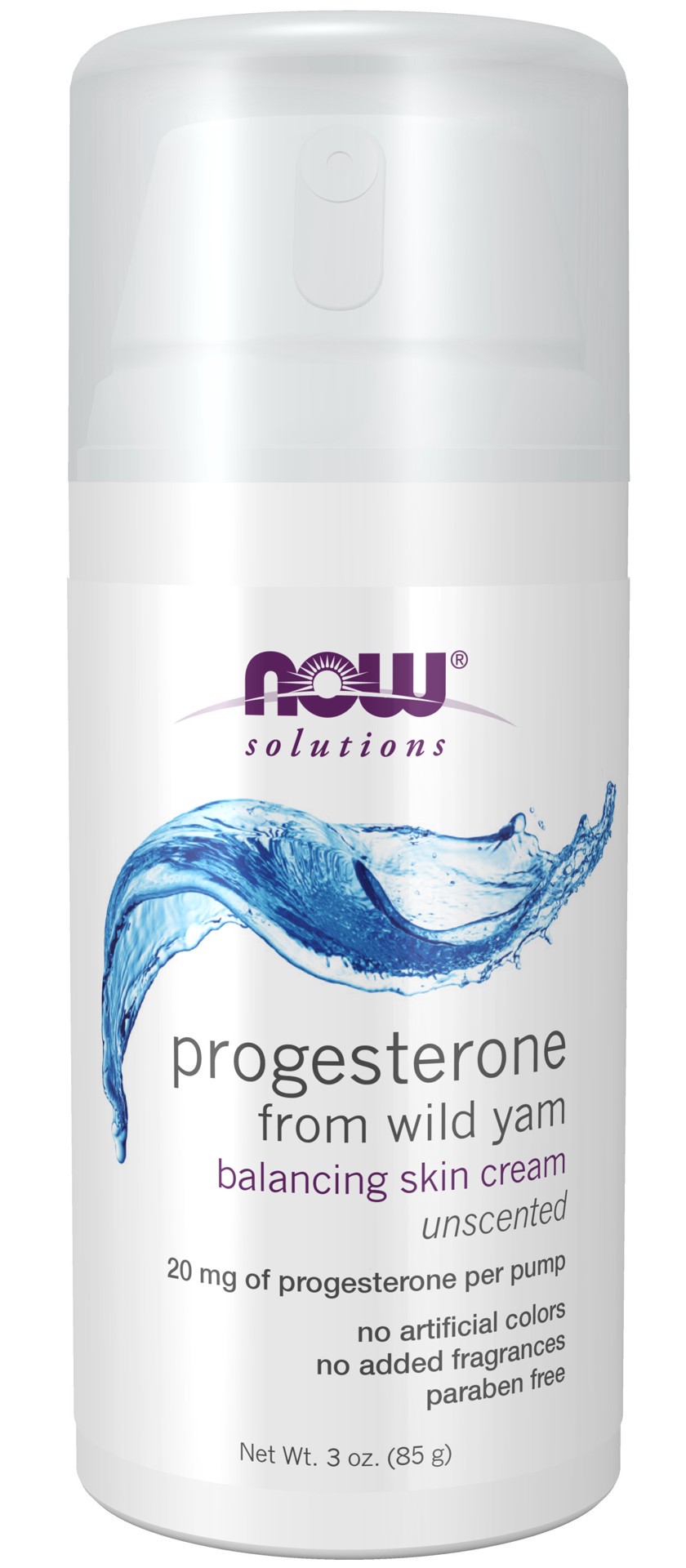 slide 1 of 5, NOW Solutions Progesterone from Wild Yam Balancing Skin Cream - 3 oz., 3 oz