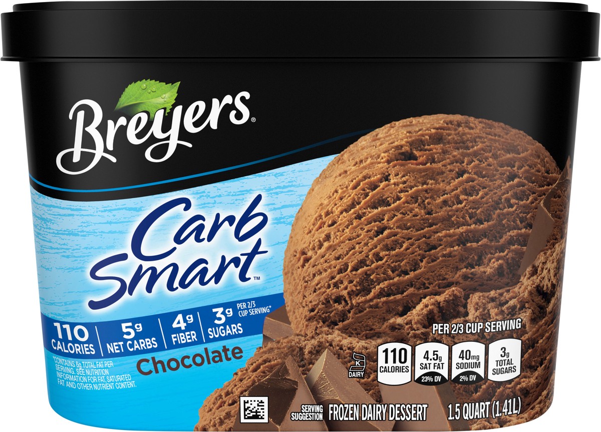 slide 4 of 9, Breyers Breyer's Carb Smart Chocolate, 