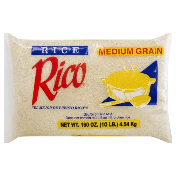slide 1 of 1, Rico Medium Grain Rice, 10 lb