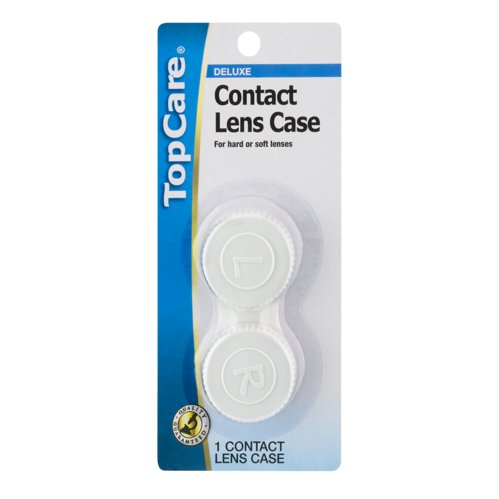 slide 1 of 6, TopCare Contact Lens Case, 1 ct