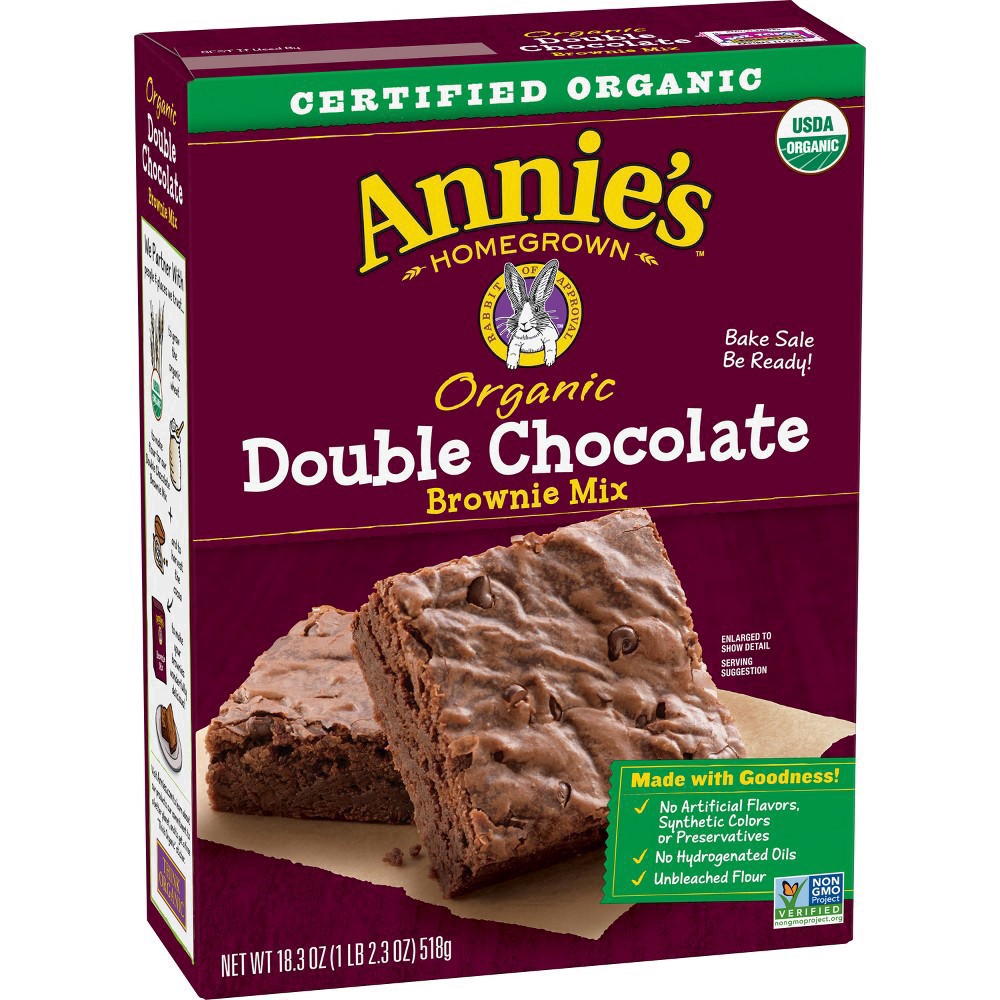 slide 42 of 70, Annie's Annies Double Chocolate Brownie Baking Mix, 18.3 oz