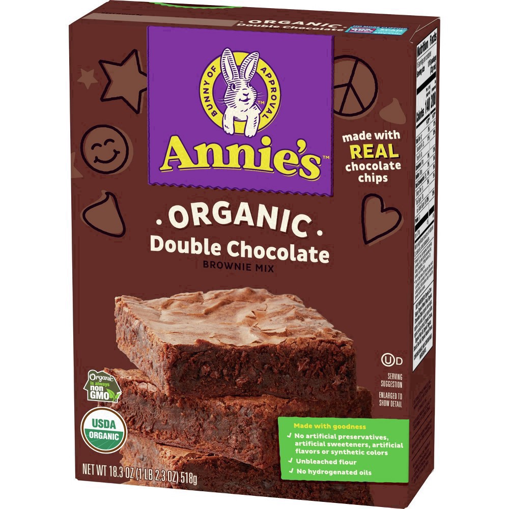 slide 54 of 70, Annie's Annies Double Chocolate Brownie Baking Mix, 18.3 oz