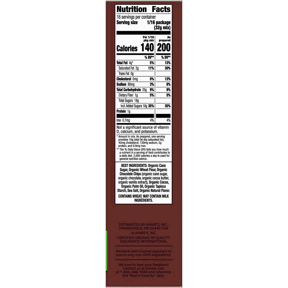 slide 56 of 70, Annie's Annies Double Chocolate Brownie Baking Mix, 18.3 oz