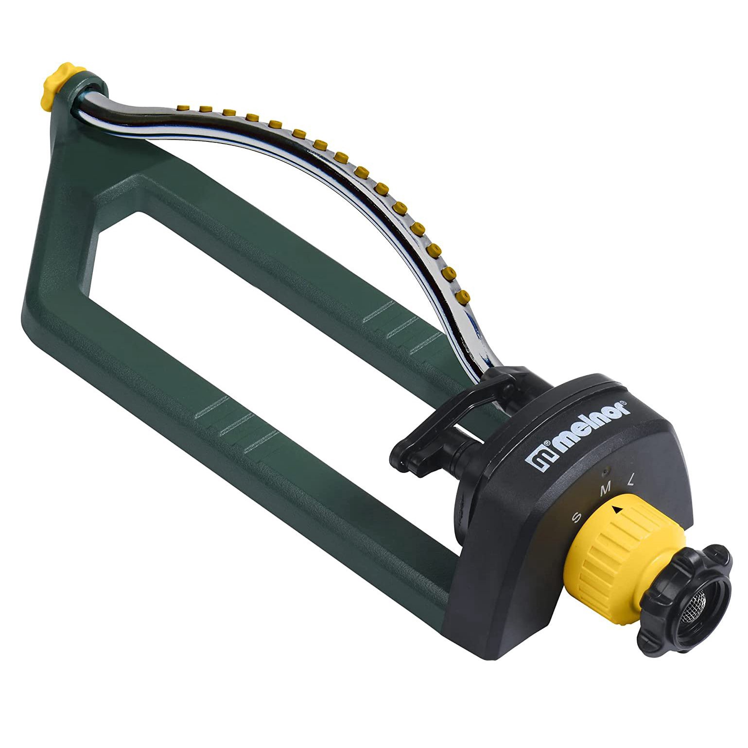 slide 1 of 1, Melnor EasyGrow Oscillating Sprinkler, 14 ft