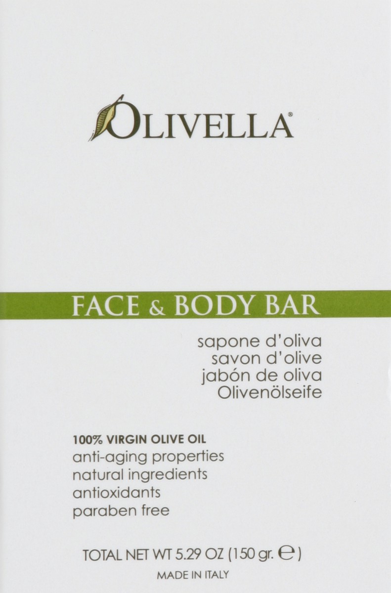 slide 2 of 5, Olivella Face & Body Bar 5.29 oz, 5.29 oz