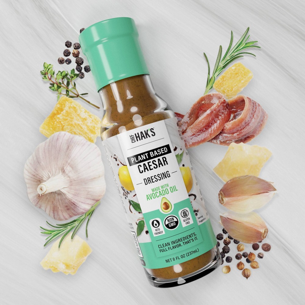 Hak's Chef Hak's Plant Based Caesar Dressing 8 fl oz 8 fl oz Shipt