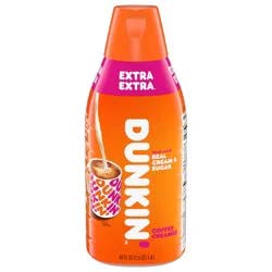 Dunkin' Extra Extra Coffee Creamer, 48 FL OZ Bottle