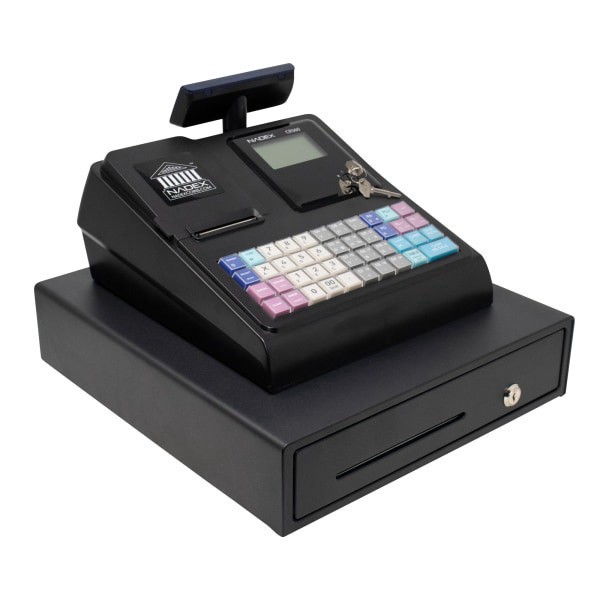 slide 2 of 10, Nadex Coins Thermal-Print Electronic Cash Register, Black, Nwhnxte1376, 1 ct