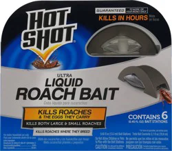 Hot Shot Ultra Liquid Roach Bait 6 ea