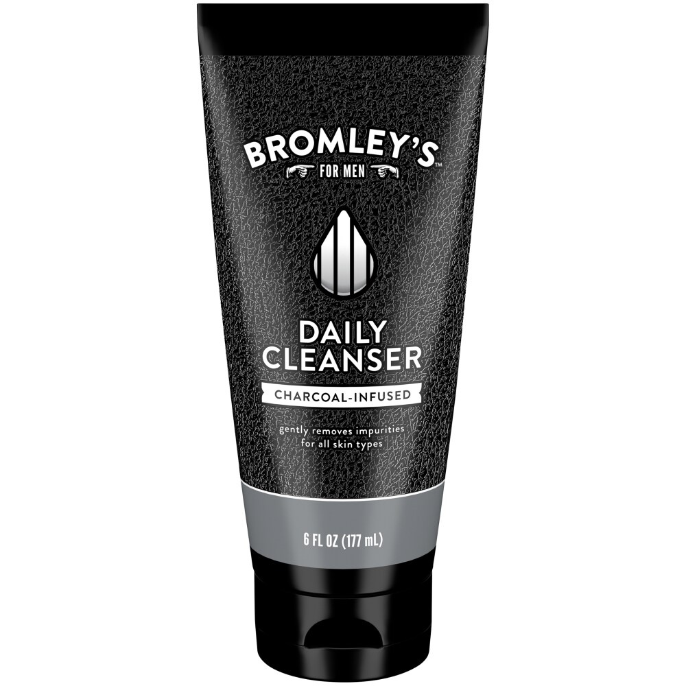 slide 1 of 1, Bromley's For Men Charcoal Infused Daily Cleanser, 6 fl oz