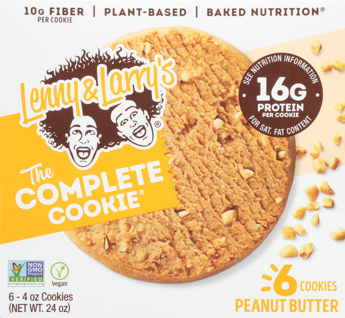 slide 8 of 12, Lenny & Larry's Peanut Butter The Complete Cookie 6 - 4 oz Cookies, 6 ct