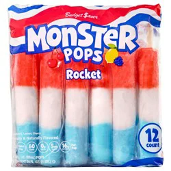 Budget Saver Rocket Monster Pops 12 - 3.0 fl oz Pops