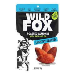 Wild Fox Roasted Almonds With Avocado Oil, Lightly Salted