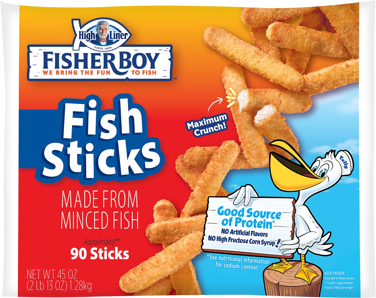 slide 2 of 3, High Liner Fish Sticks, 45 oz