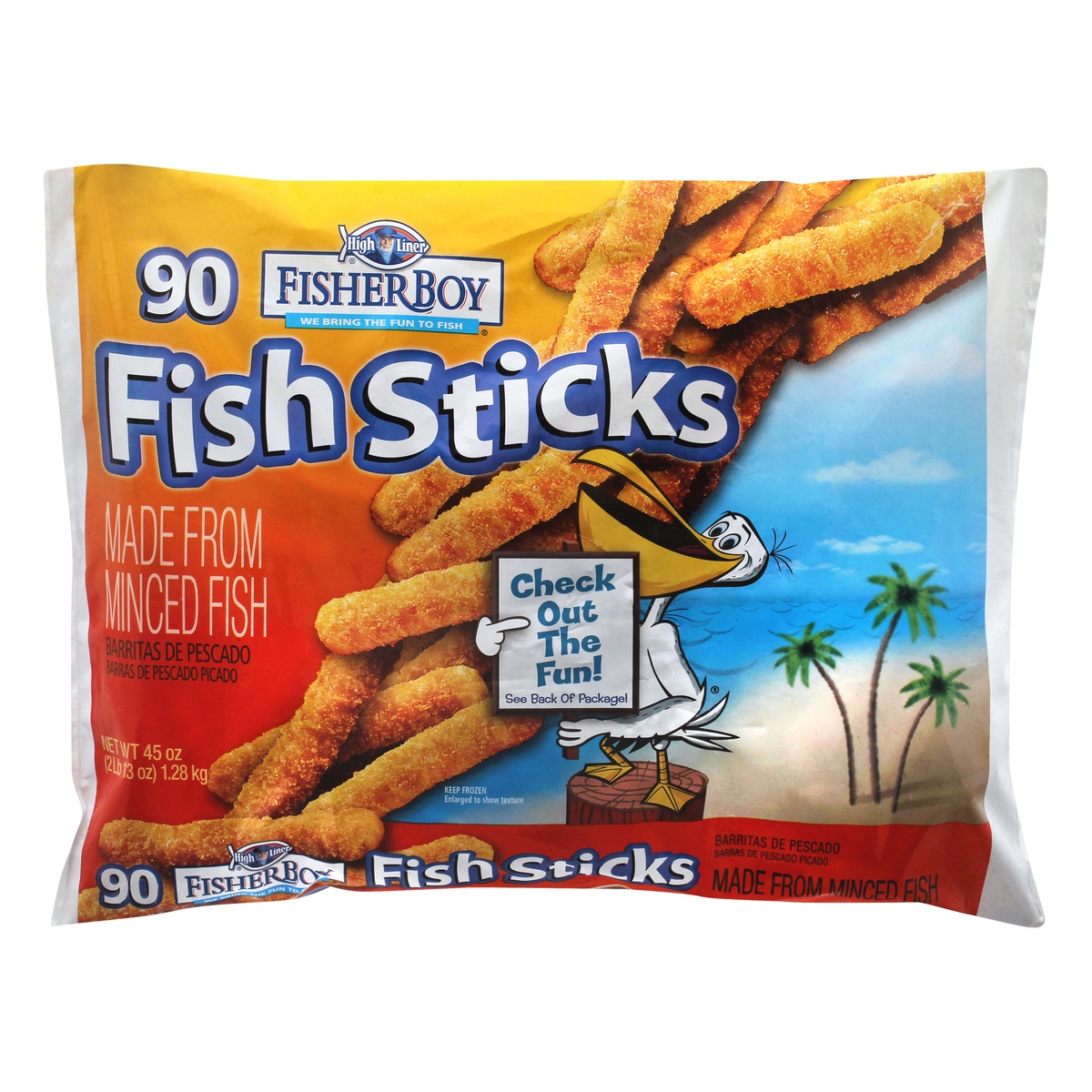 slide 1 of 1, Fisher Boy Fish Sticks 45 oz, 