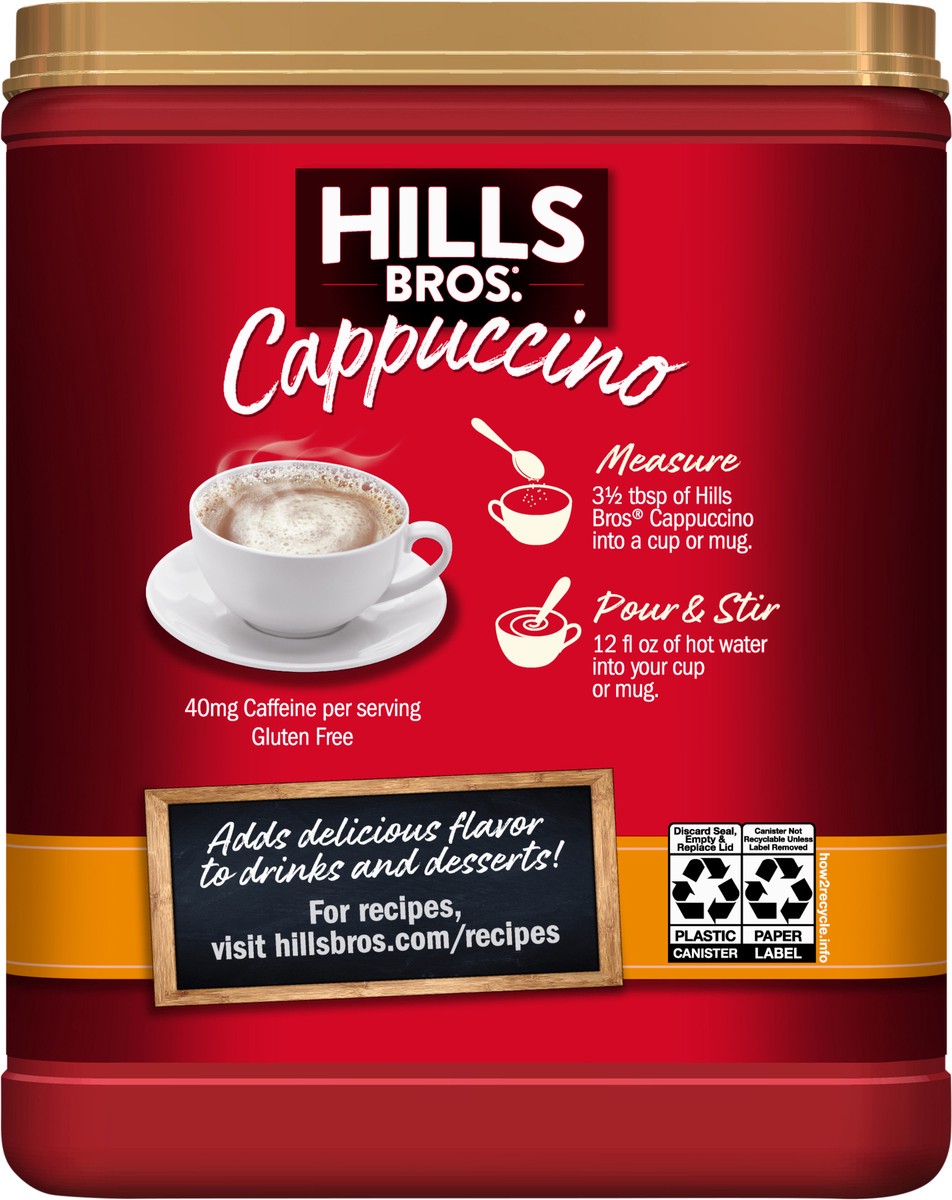 slide 11 of 13, Hills Bros. Cappuccino White Chocolate Caramel Drink Mix - 16 oz, 16 oz