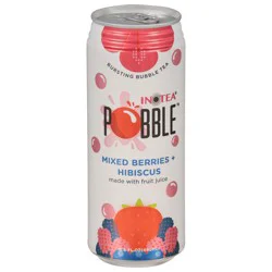 Inotea Pobble Bursting Mixed Berries + Hibiscus Bubble Tea 16.6 fl oz