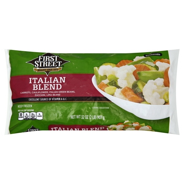 slide 1 of 1, First Street Italian Blend Vegetables, 2 lb