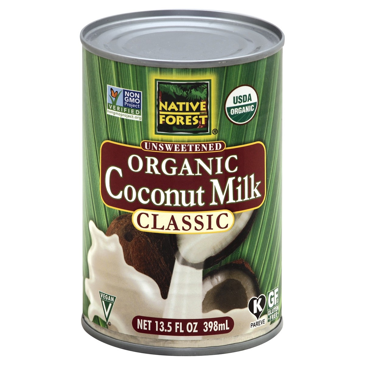 slide 2 of 2, Native Forest Organic Classic Unsweetened Coconut Milk 13.5 fl oz, 13.5 fl oz