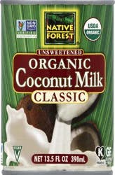 Native Forest Organic Classic Unsweetened Coconut Milk 13.5 fl oz