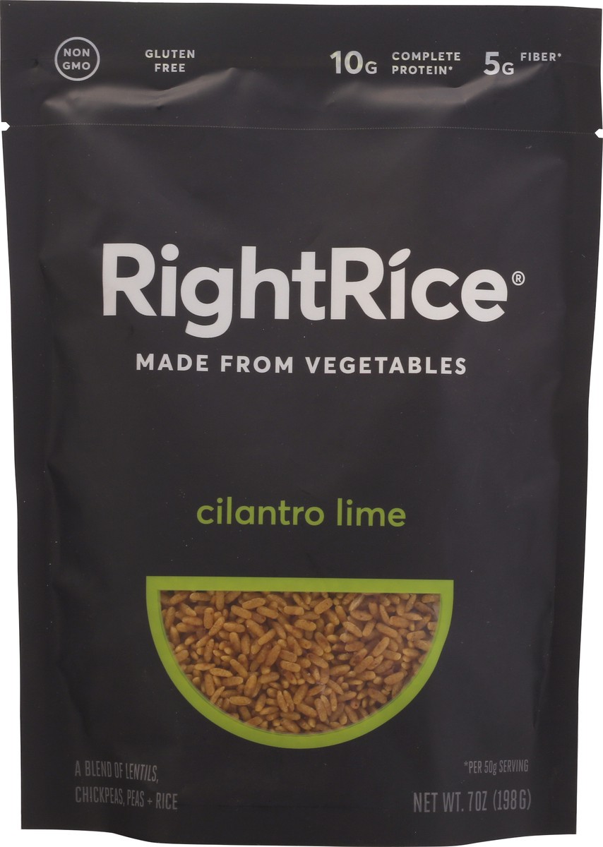 slide 6 of 9, RightRice Rice, Cilantro Lime, 7 oz