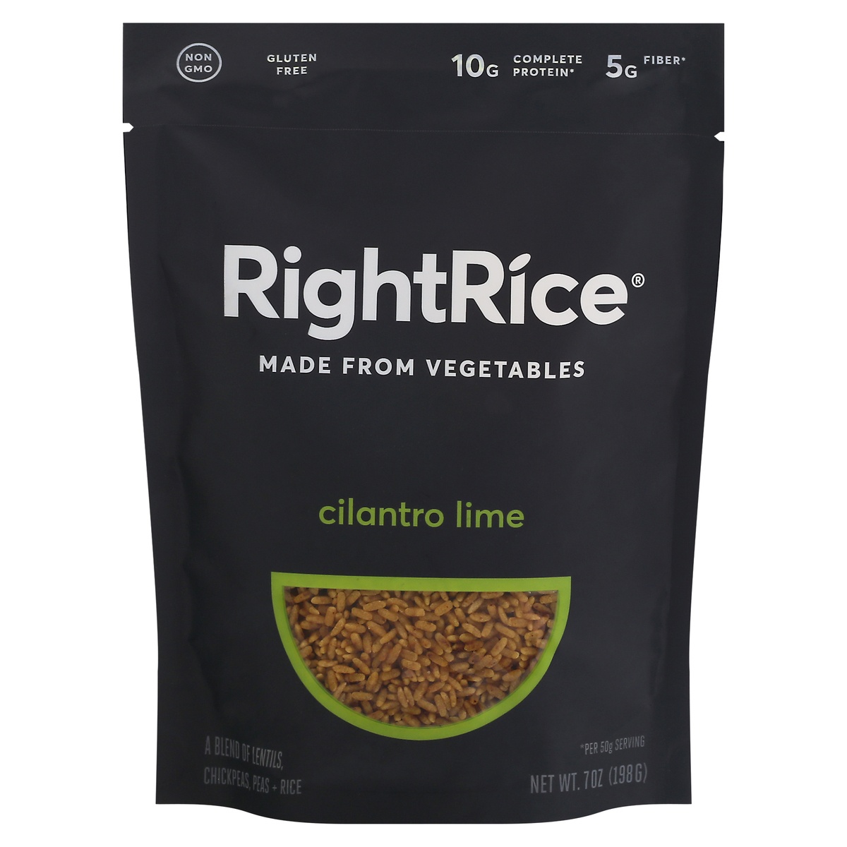 slide 1 of 1, RightRice Cilantro Lime Rice, 7 oz