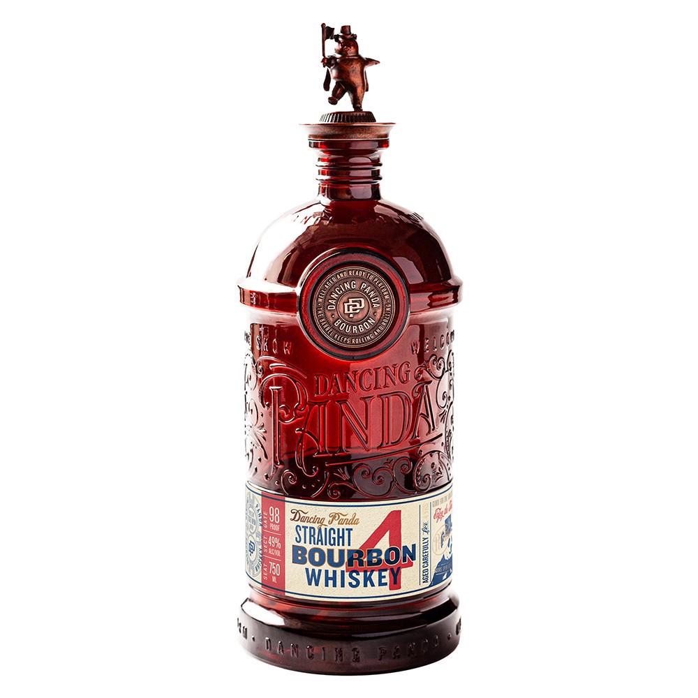 slide 1 of 1, Dancing Panda Bourbon - 4yr, 750 ml
