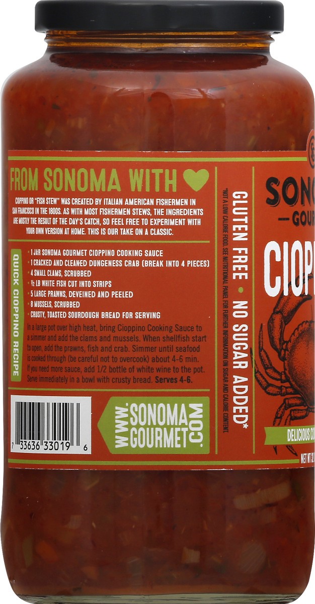 slide 2 of 10, Sonoma Gourmet Cioppino Cooking Sauce Each, 32 fl oz