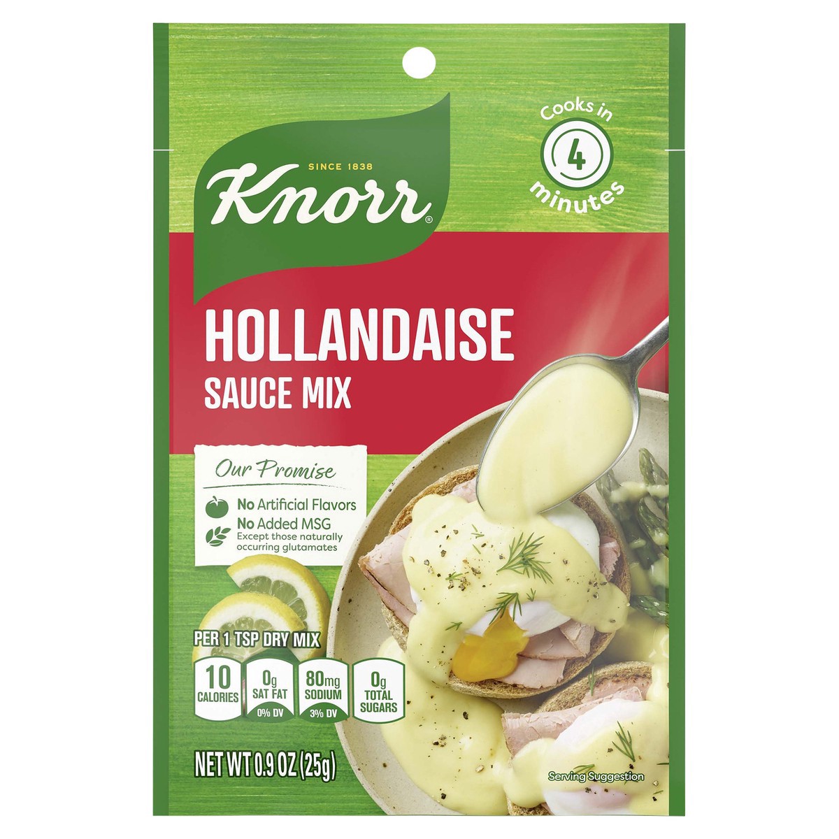 slide 1 of 3, Knorr Sauce Mix Hollandaise, 0.9 oz, 