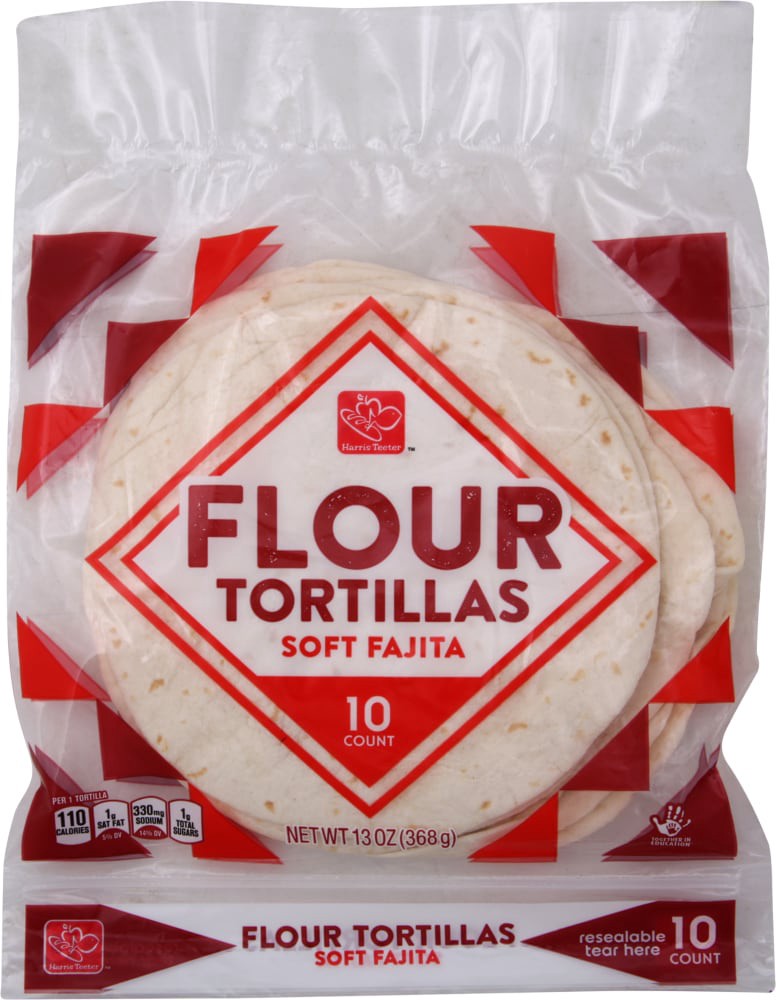 slide 1 of 2, Harris Teeter Tortilla - Fajita, 11.5 oz