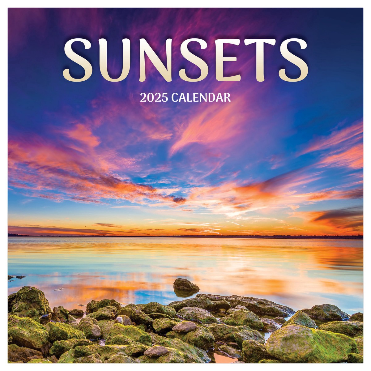 slide 1 of 1, 2025 Sunsets Wall Calendar, 1 ct