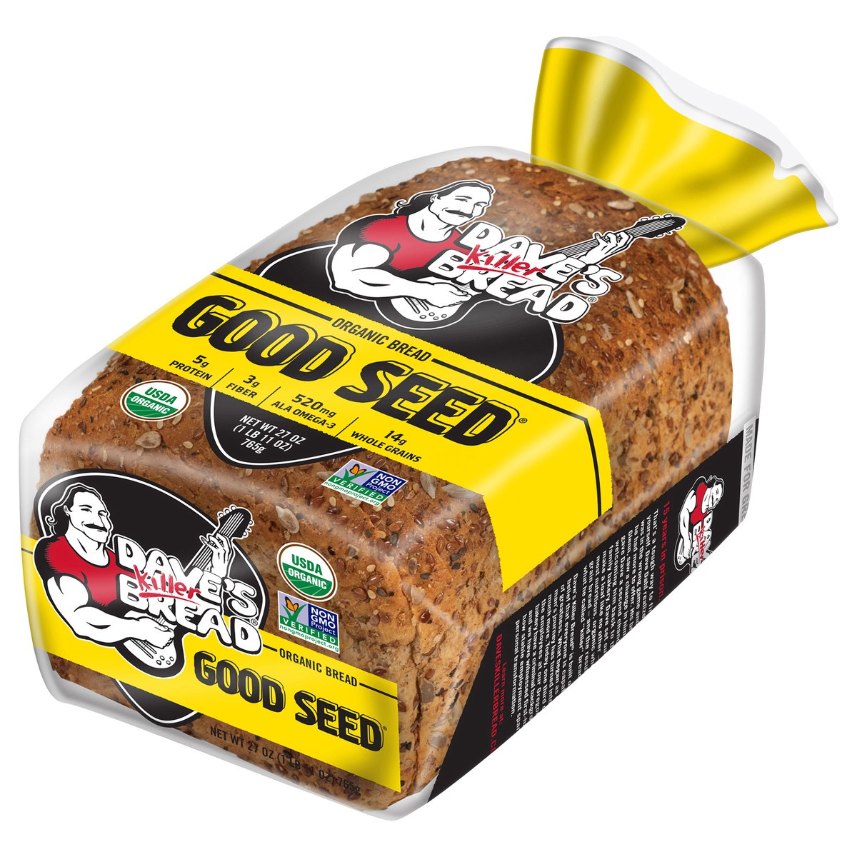 slide 8 of 9, Dave's Killer Bread Good Seed Whole Grain Organic Bread, 27 oz