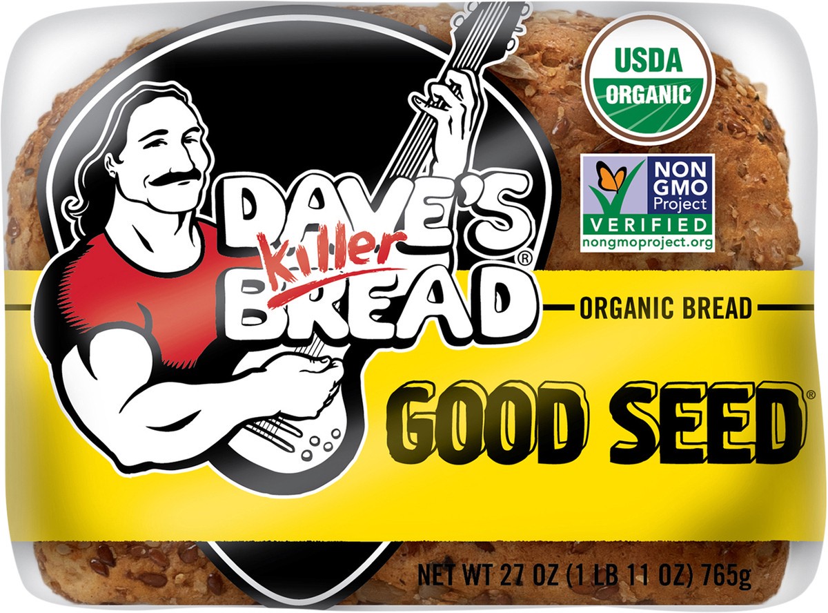 slide 7 of 9, Dave's Killer Bread Good Seed Whole Grain Organic Bread, 27 oz