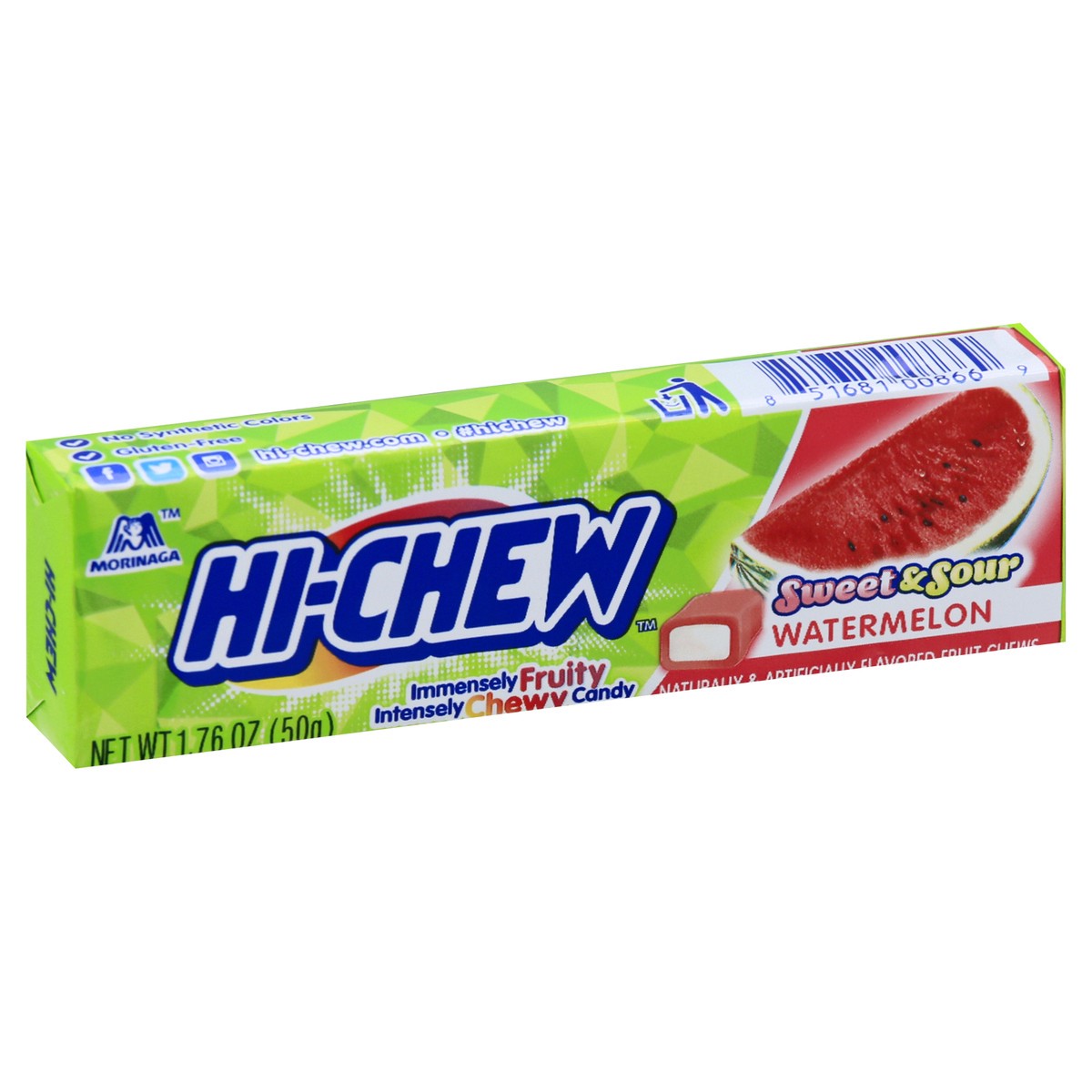 slide 2 of 13, Hi-Chew Hi Chew Watermelon Fruit Chews, 1.76 oz