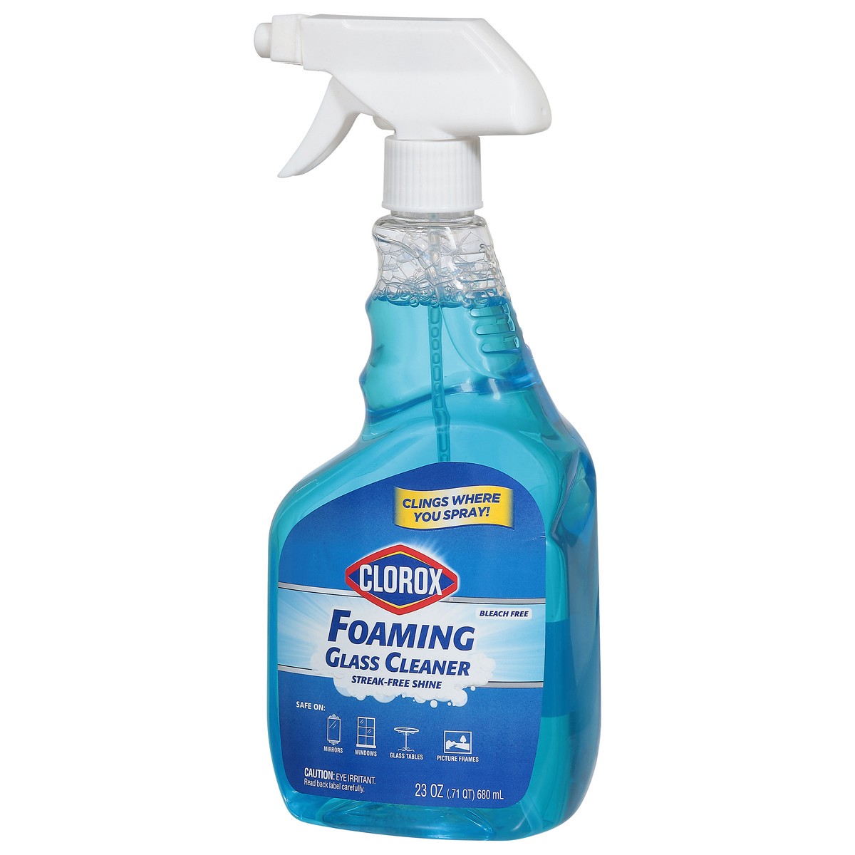slide 2 of 4, Clorox Foaming Glass Cleaner 23 oz, 23 oz