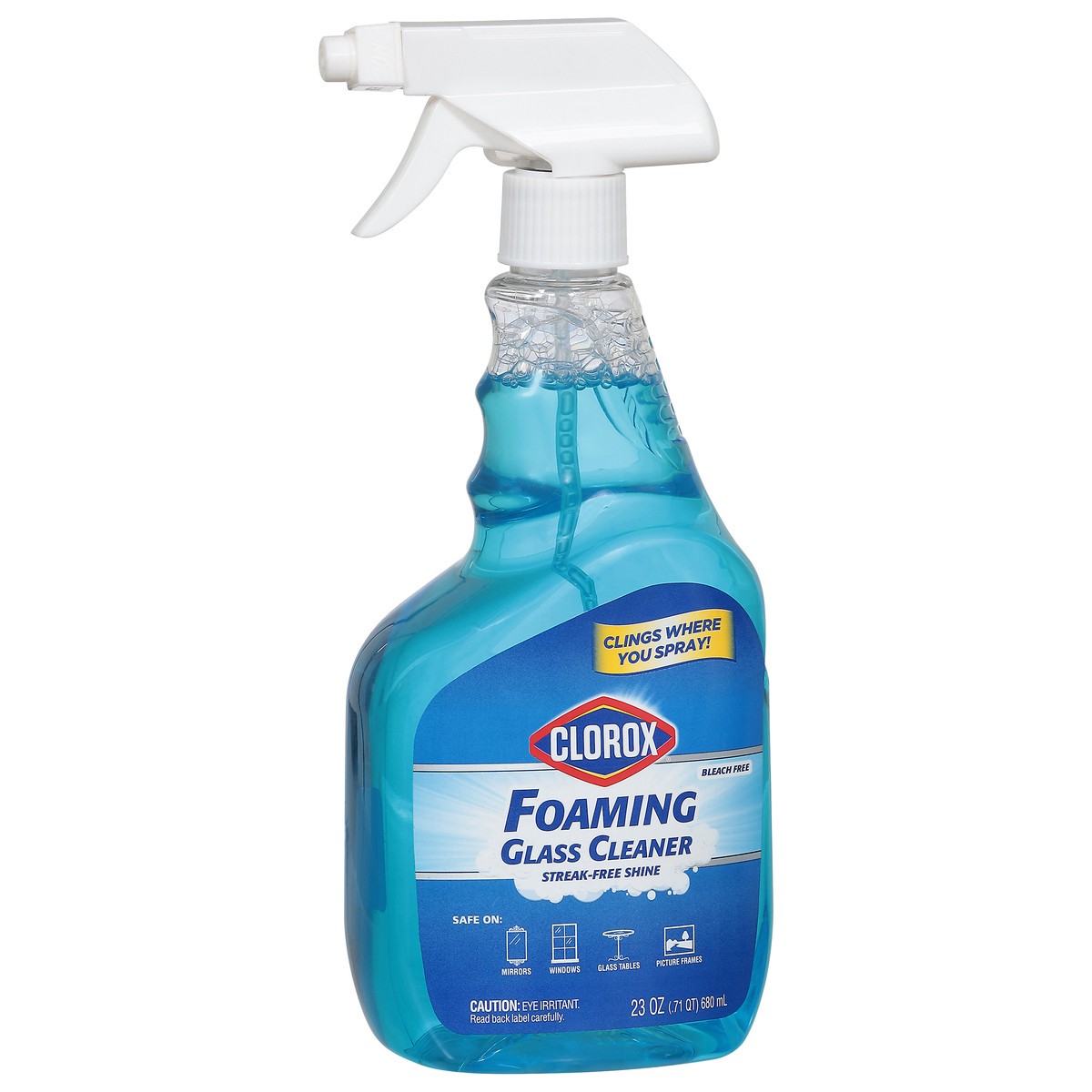 slide 3 of 4, Clorox Foaming Glass Cleaner 23 oz, 23 oz