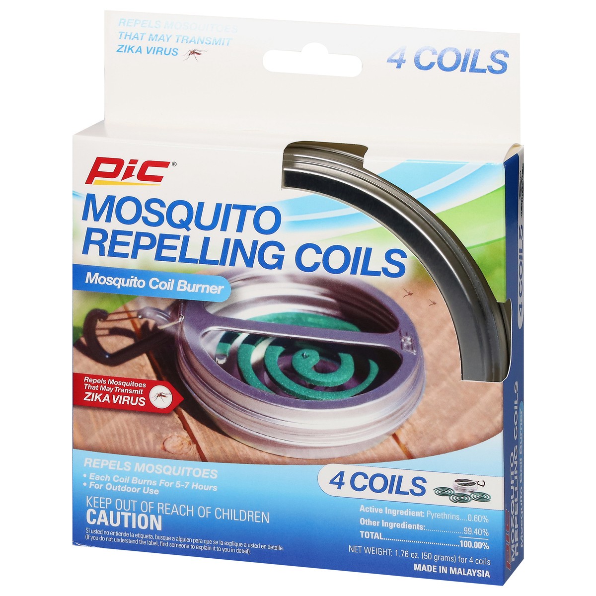 slide 12 of 12, PIC Mosquito Repelling Coil 4 ea, 4 ct