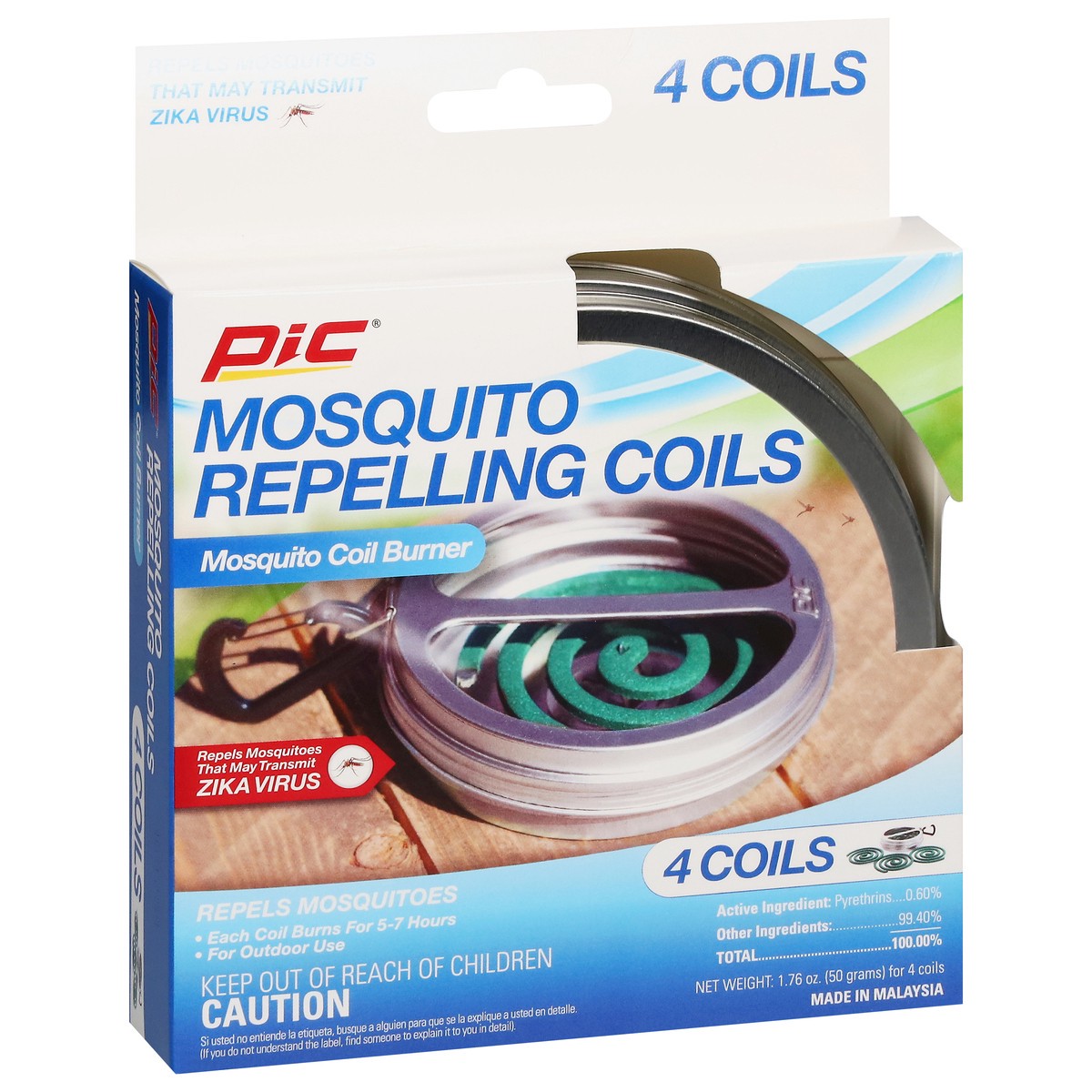 slide 11 of 12, PIC Mosquito Repelling Coil 4 ea, 4 ct