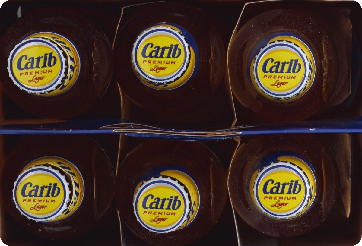 slide 2 of 4, Carib Premium Beer Lager In Bottles, 6 ct; 12 oz