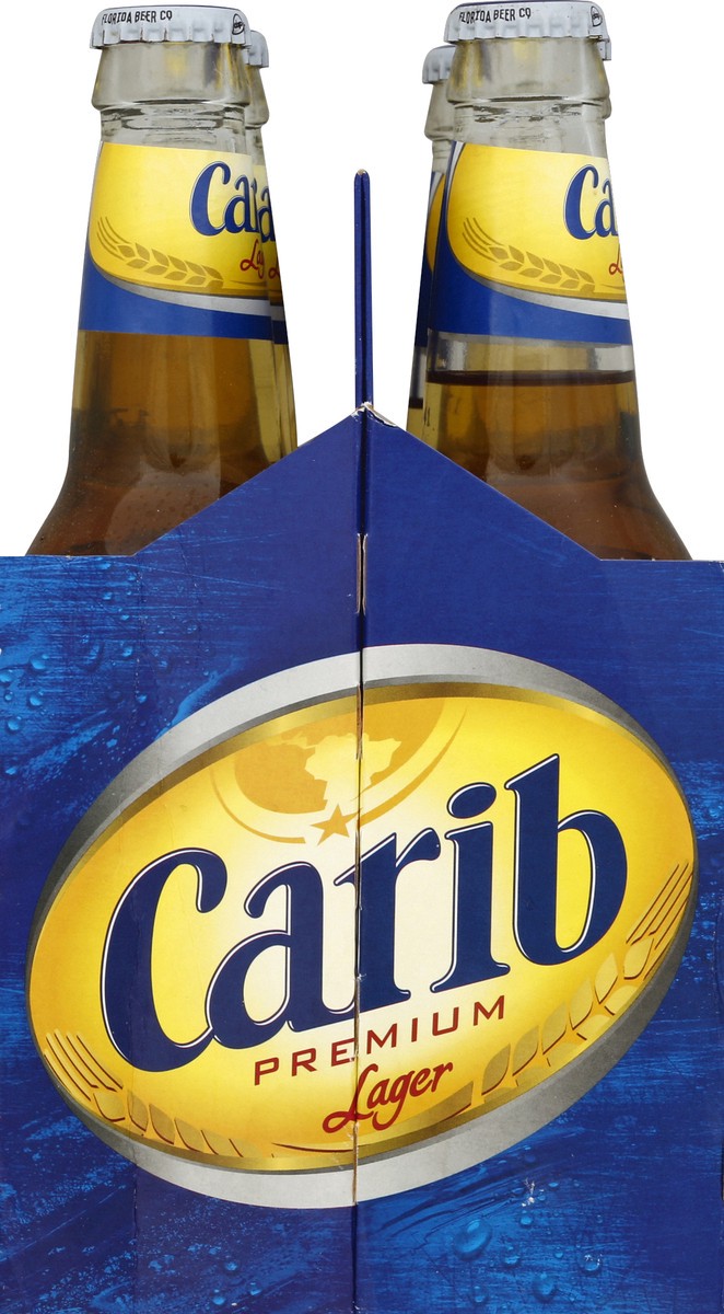 slide 4 of 4, Carib Premium Beer Lager In Bottles, 6 ct; 12 oz