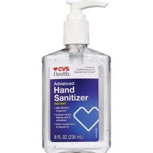 slide 1 of 1, CVS Pharmacy CVS Health Advanced Hand Sanitizer Instant, 8 oz