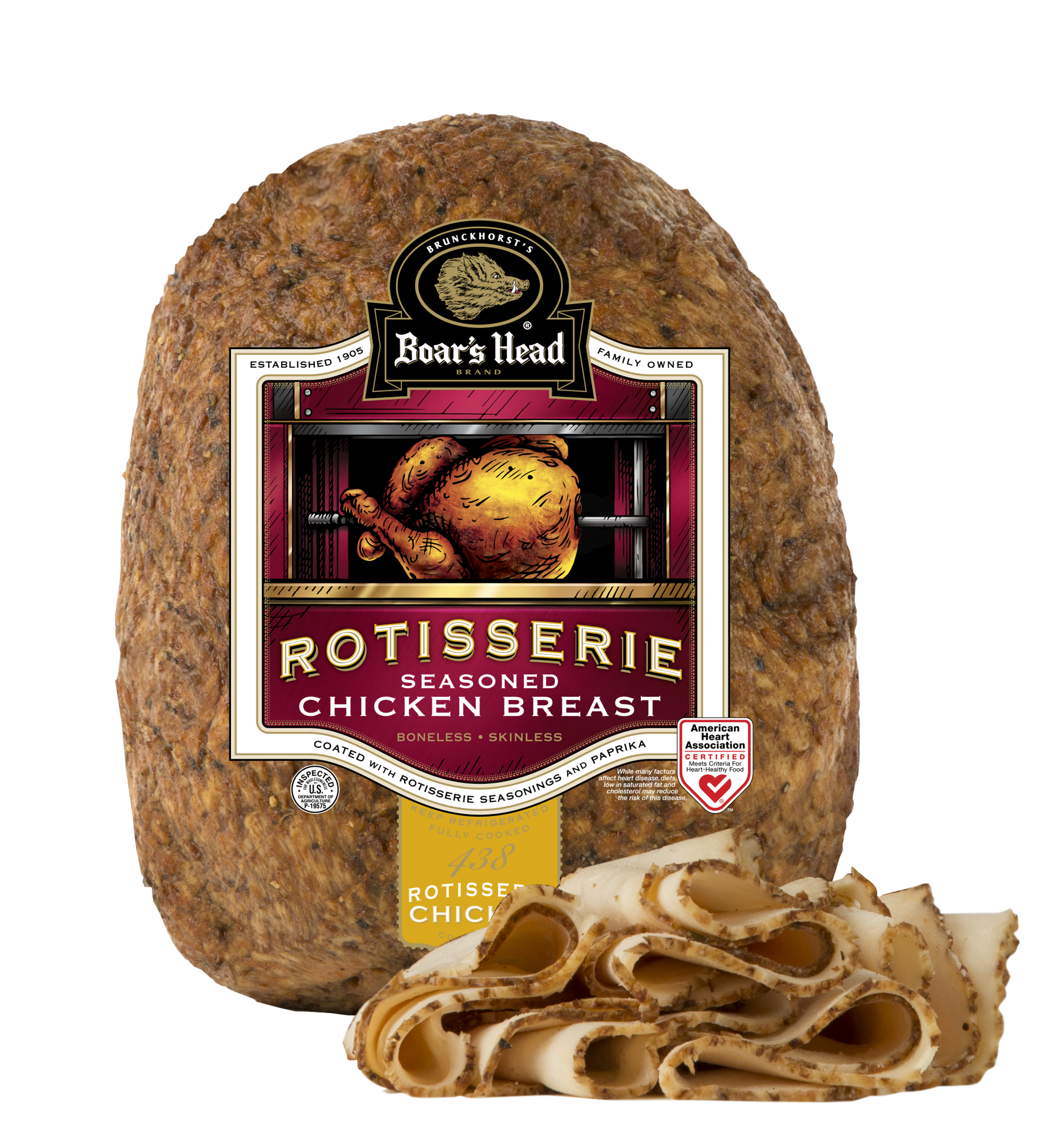 slide 1 of 13, Boar's Head Rotisserie Seasoned Chicken Breast 1 ea, per lb