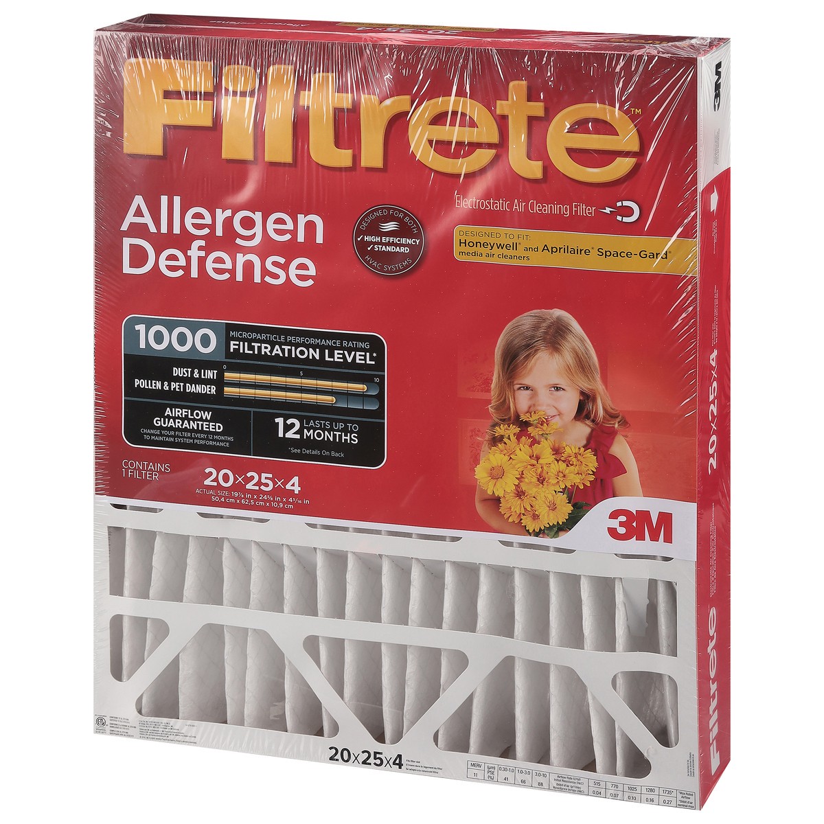 slide 5 of 11, Filtrete Electrostatic Air Cleaning Filter 1 ea, 1 ct