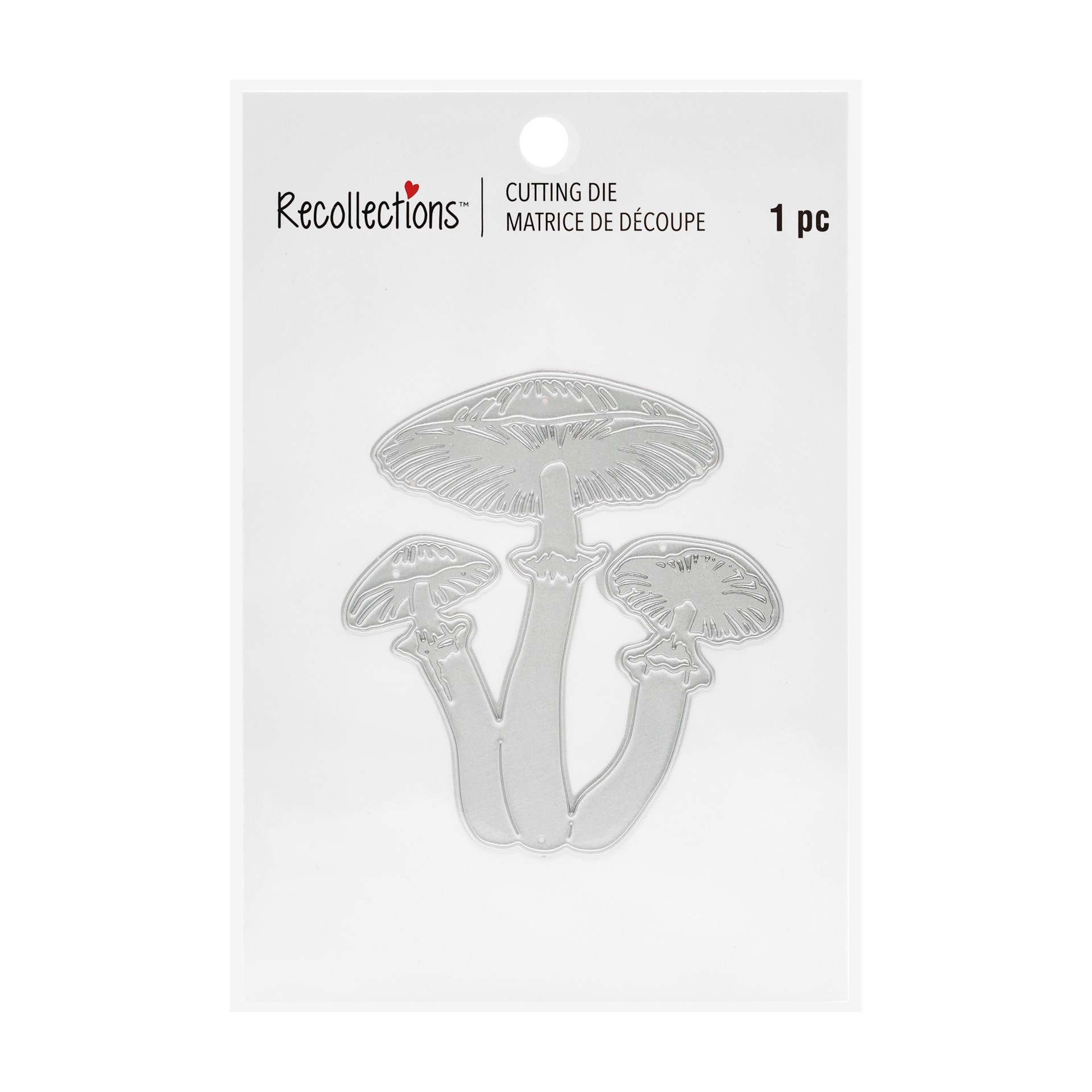 slide 2 of 5, Mushroom Trio Cutting Die By Recollections, 10.2cm x 15.2cm