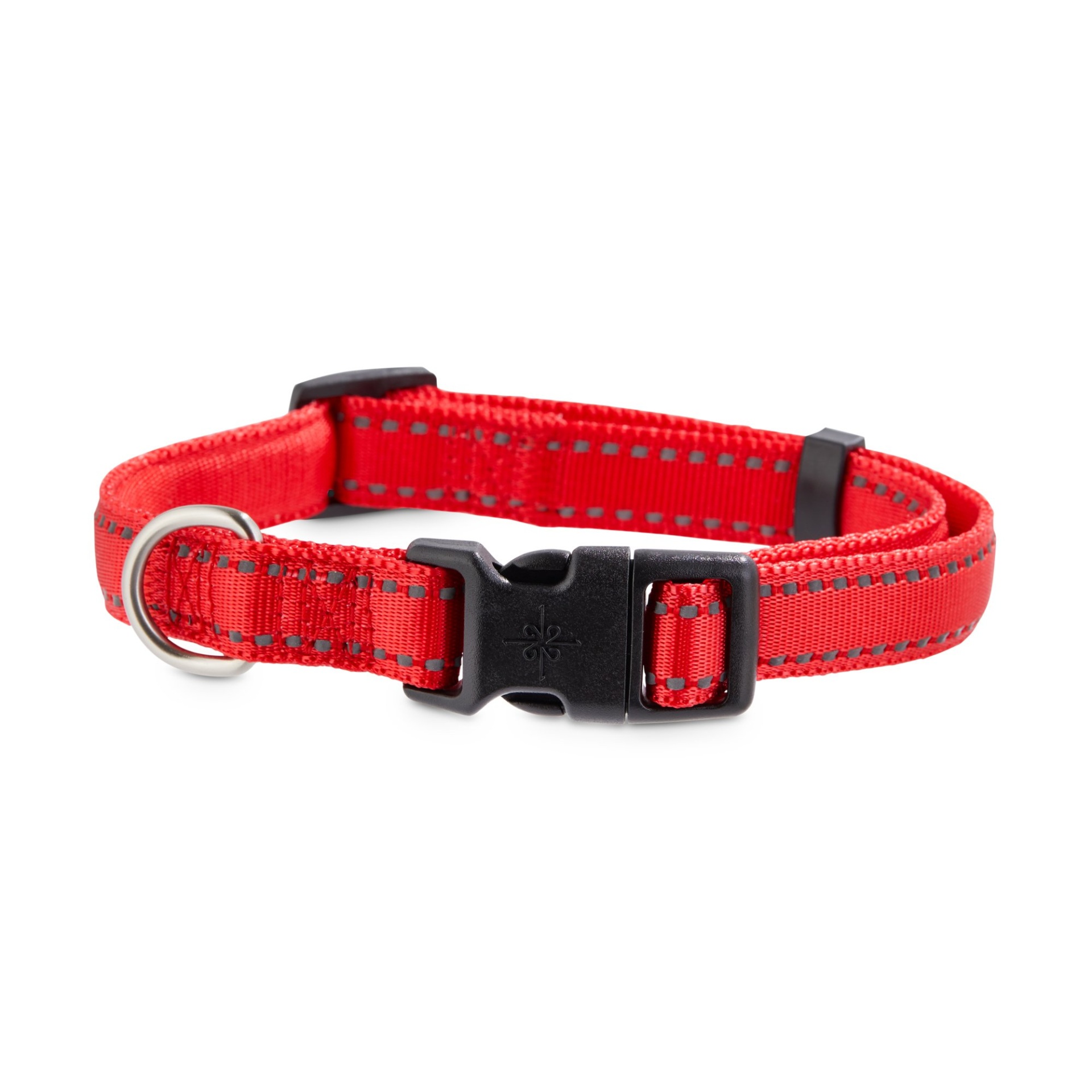 slide 1 of 1, Good2Go Reflective Red Dog Collar, MED