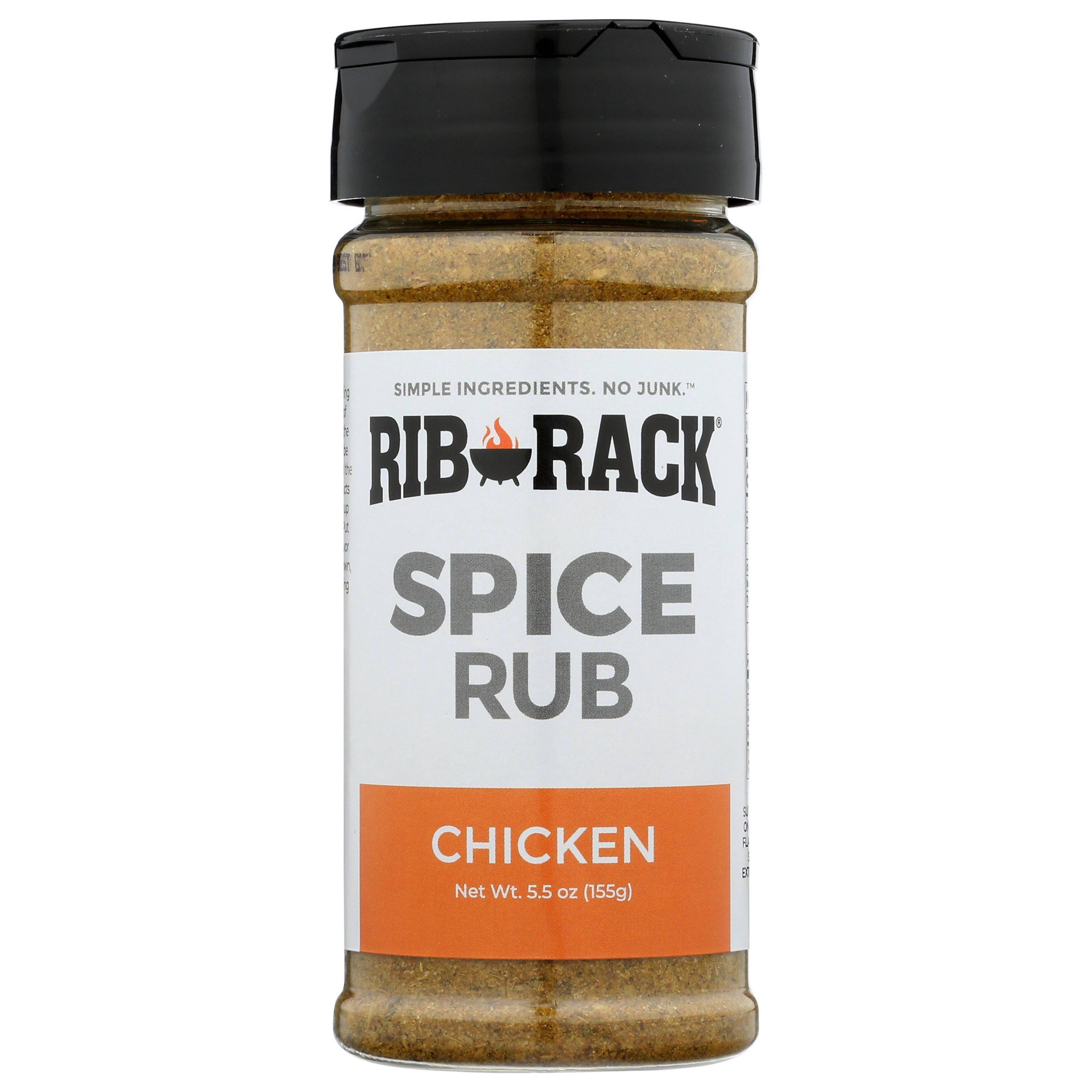 slide 1 of 9, Rib Rack Chicken Spice Rub 5.5 oz, 5.5 oz