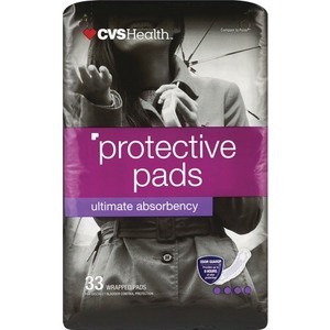 slide 1 of 1, CVS Health Ultimate Absorbency Protective Pads, 33 ct