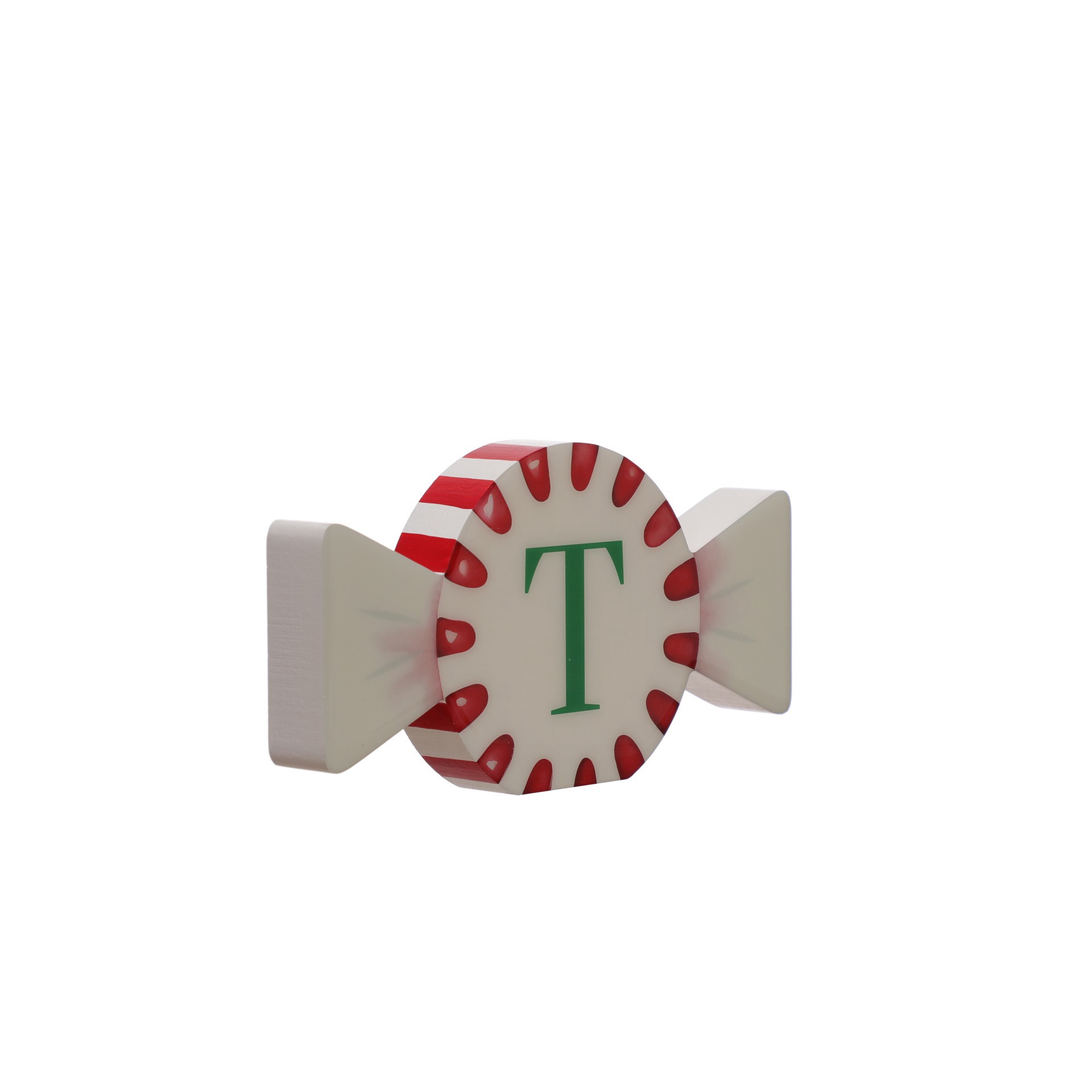 slide 3 of 3, 8" Candy Monogram Tabletop Decor By Ashland, 7.875 in x 1.18 in x 3.875 in