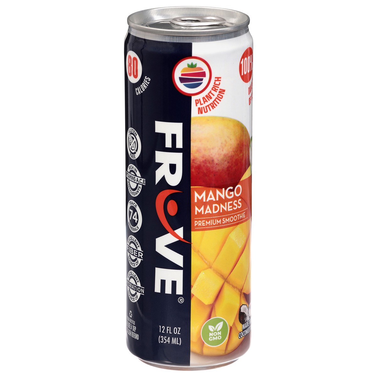 slide 4 of 4, Fruve Premium Mango Madness Smoothie 12 fl oz, 12 fl oz