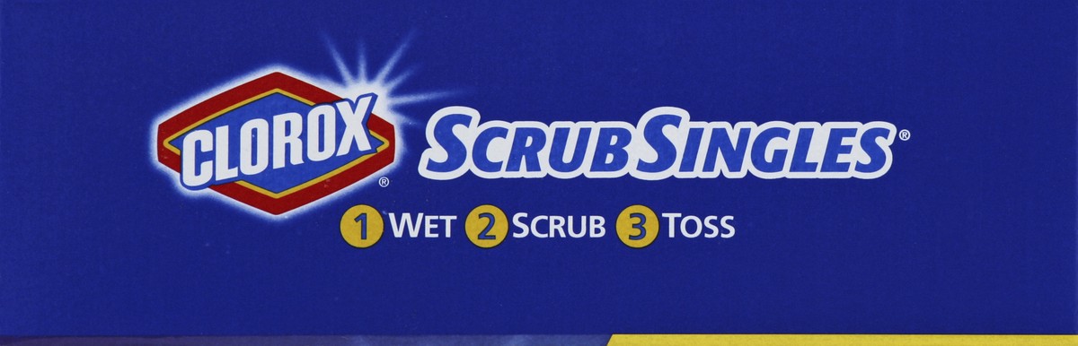 slide 4 of 4, Clorox ScrubSingles Bathroom Rain Clean, 12 ct